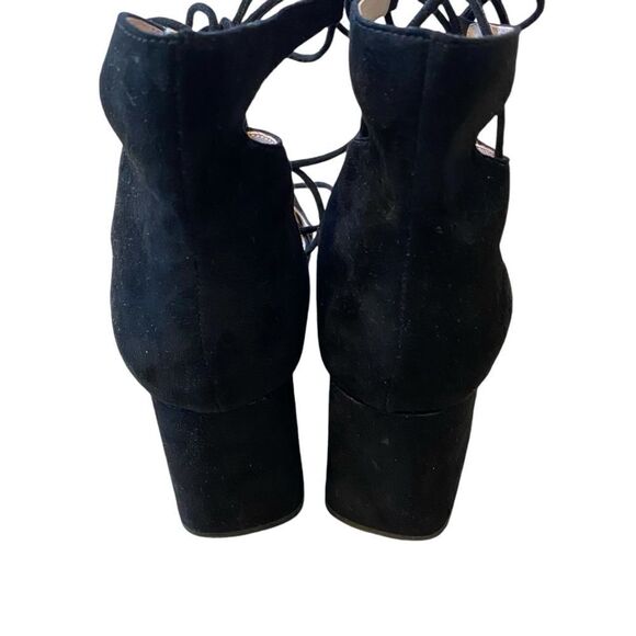 Women's Zara Black Suede Lace Up Shoe EU Size 39 - Picture 4 of 9